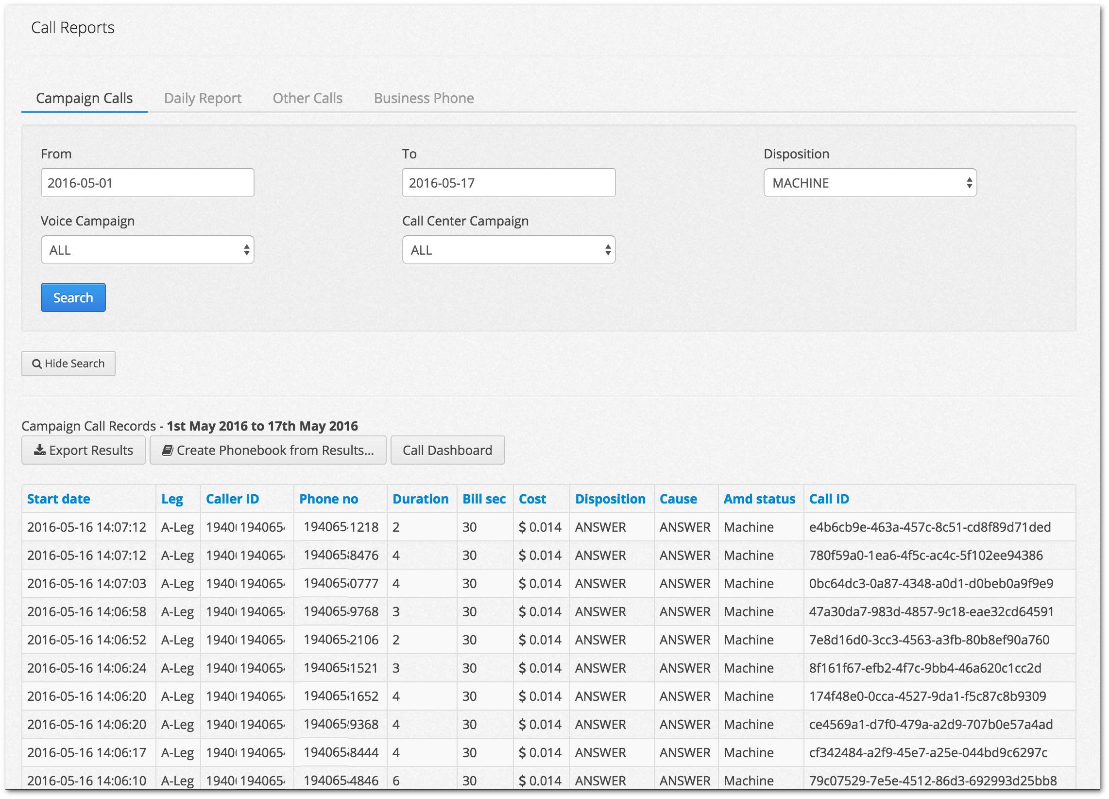 Report do not call calls picture