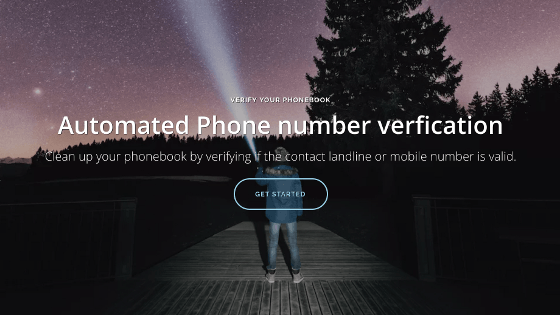 Automated phone number verification