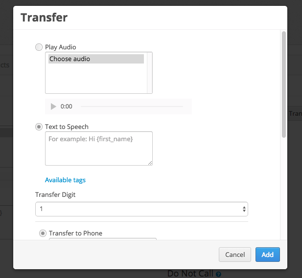 Multi transfer Voice broadcasting