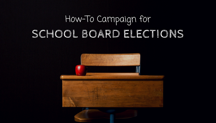 How do you get involved in school board elections?