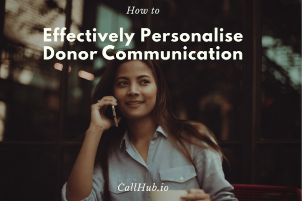how to personalise donor communication effectively