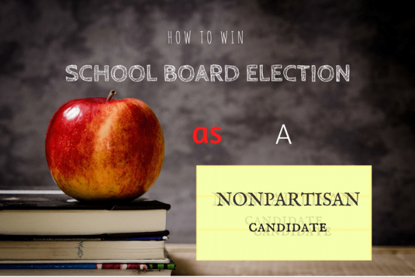 nonpartisan campaign for school board election
