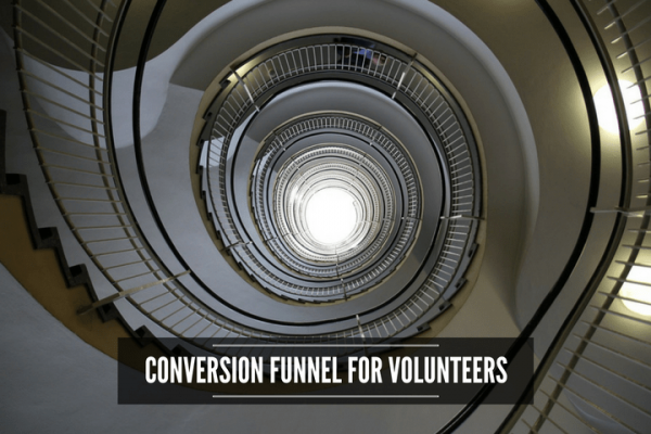design a volunteer conversion funnel
