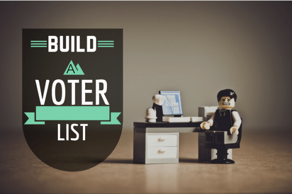 building voter contact list