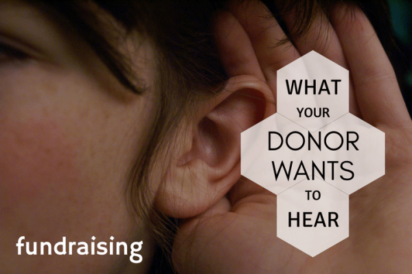 what to say to your donor