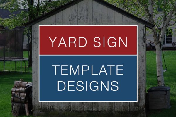 yard sign template design