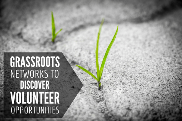 networks to discover volunteer opportunities