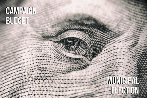 budget for municipal election campaign