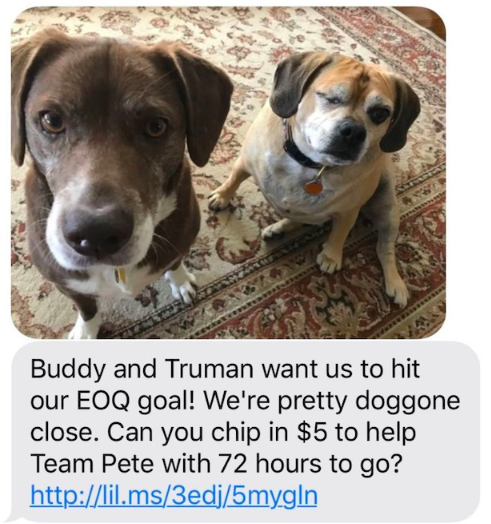 political-fundraising-pete-text