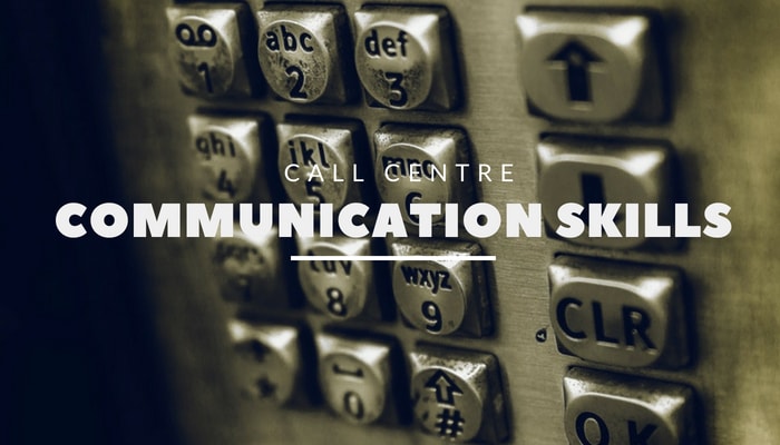 Call centre communication skills training
