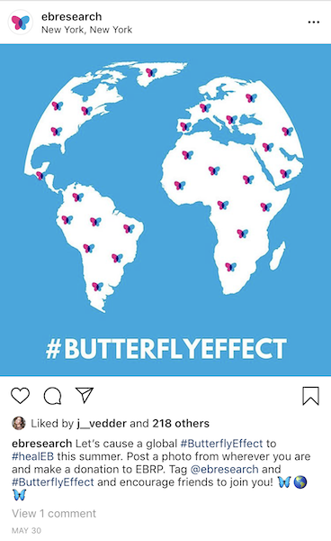 social media fundraising butterflyeffect