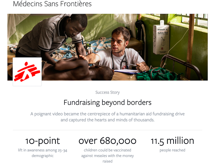 social media fundraising doctors without borders