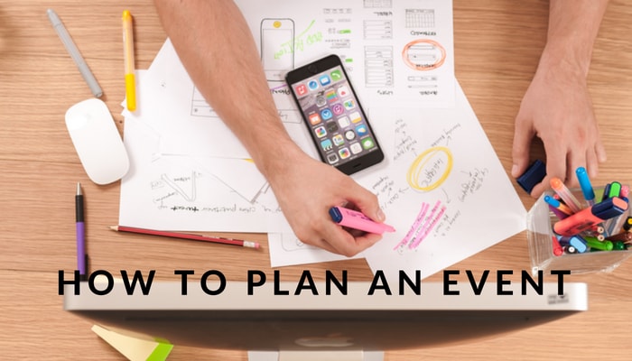 How to plan an event