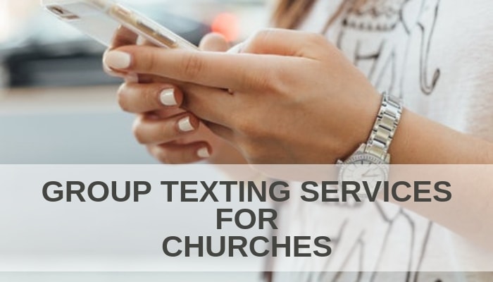 Group texting services for churches