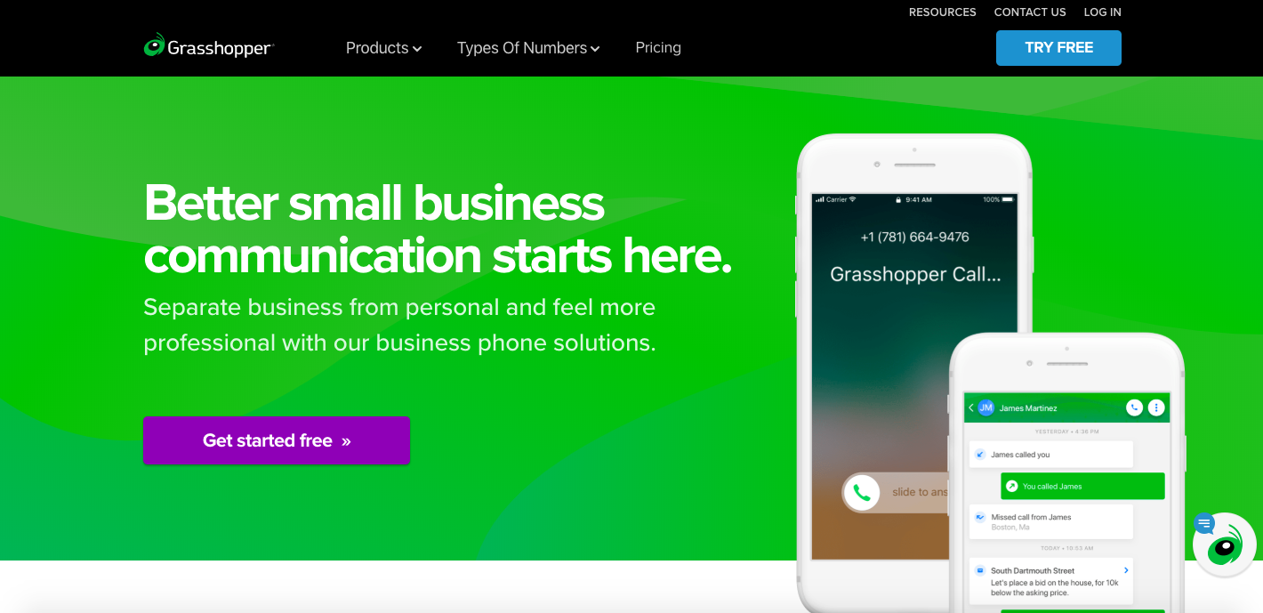 grasshopper for voicemail to email