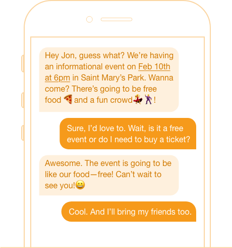 event-invite-peer-to-peer-texting