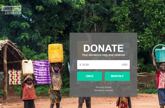 Easy monthly donation process for small donor retention