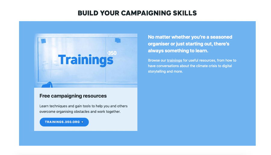 Slacktivism to activism with training guides