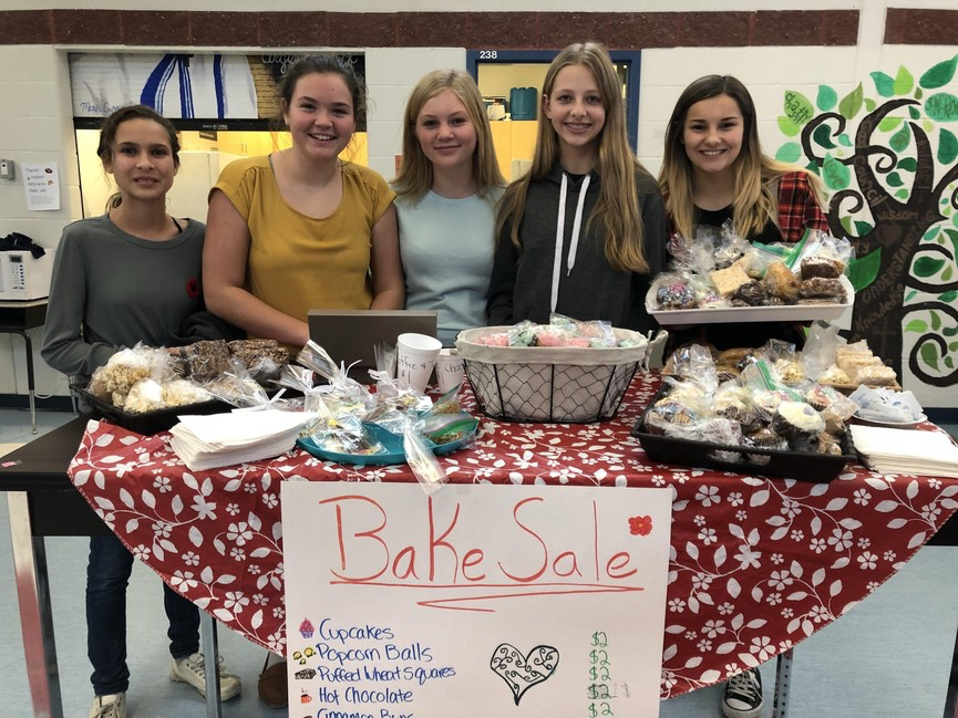 Bake sale fundraiser