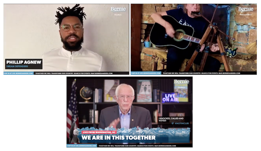 Bernie Sanders Virtual Rally