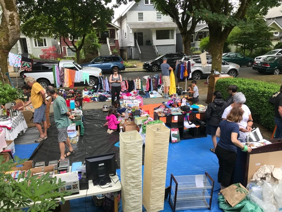 Community yard sale fundraiser