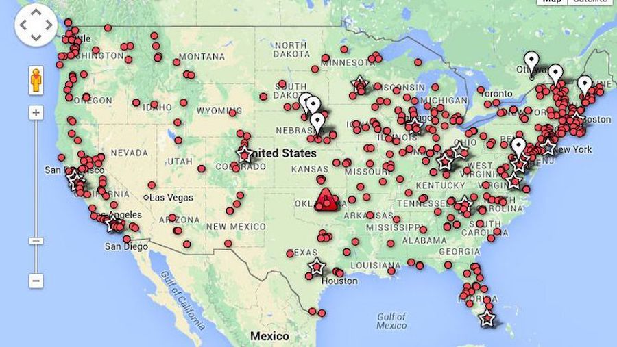 Stop Keystone XL-Movement groups map