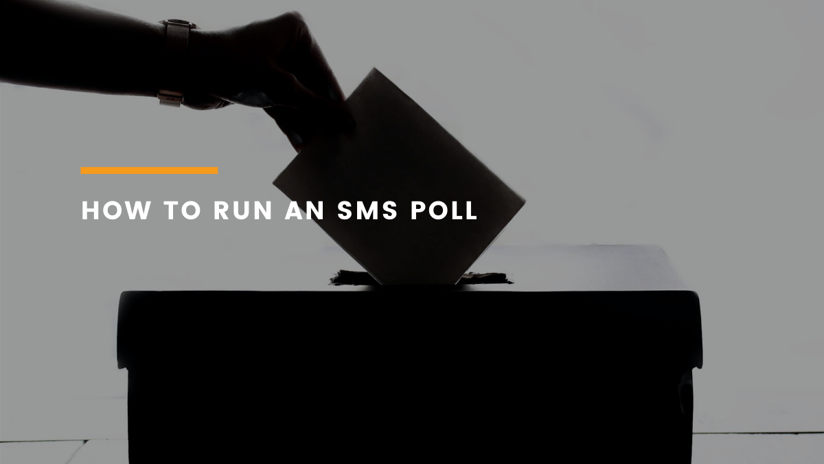 How to run an SMS Poll feature