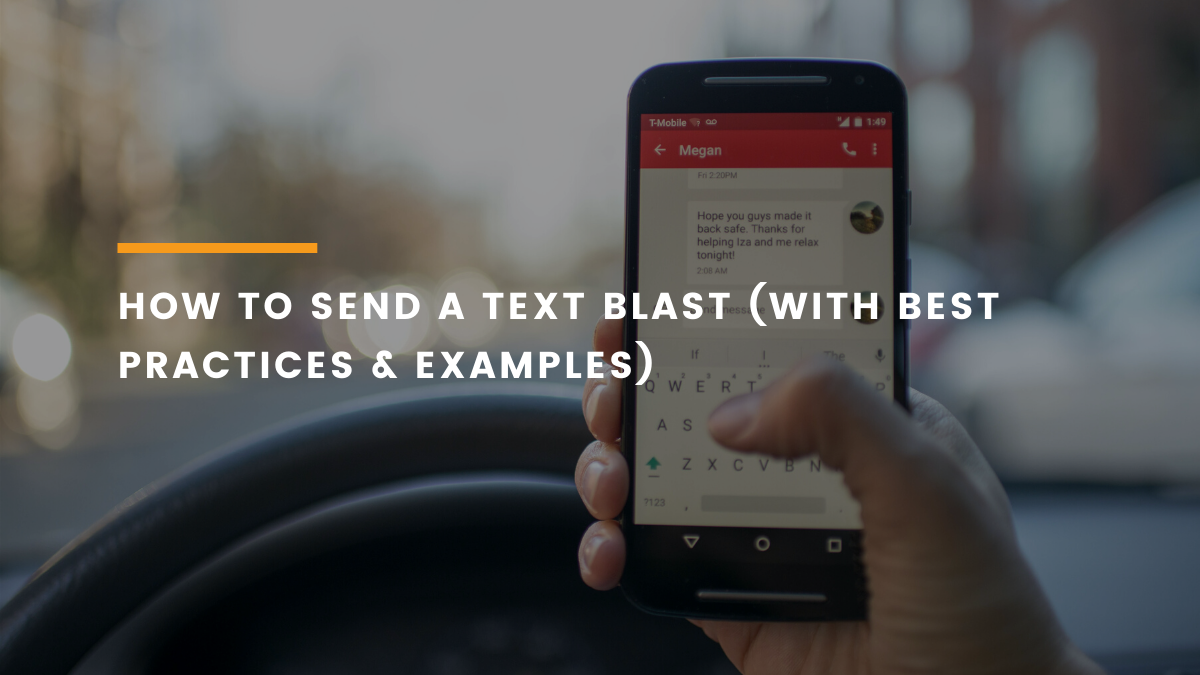 how to send blast text messages