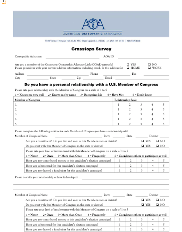 grasstops-advocacy-survey