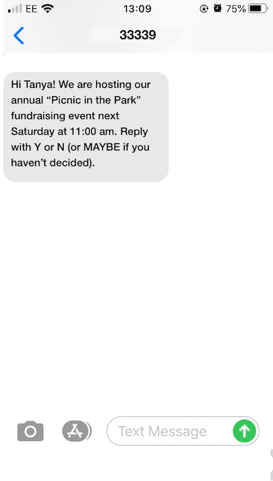 Fundraising autoresponder