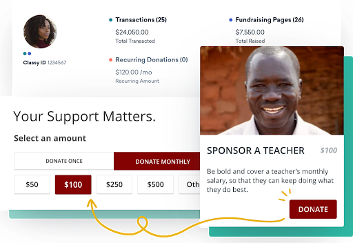 online donation tools classy