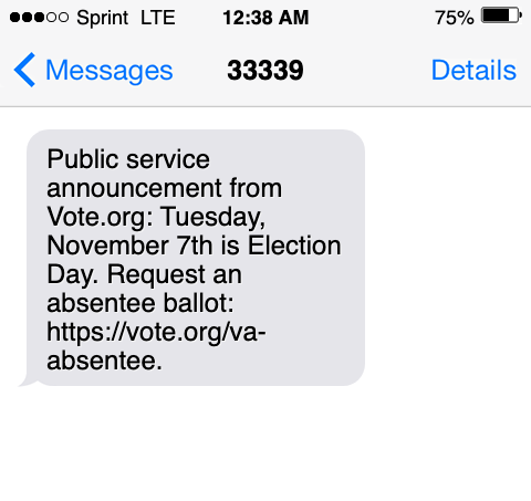 ballot deadline broadcast text