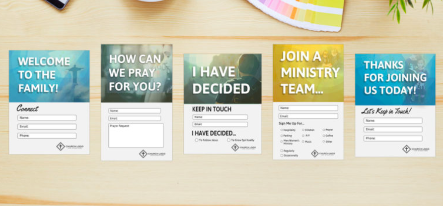 church connection cards examples