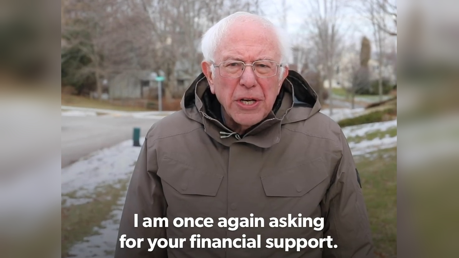 social media political campaign bernie fundraising appeal