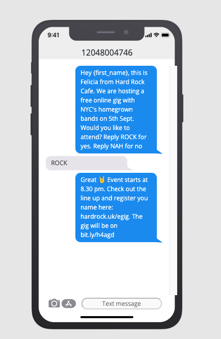 text blast marketing automated responses