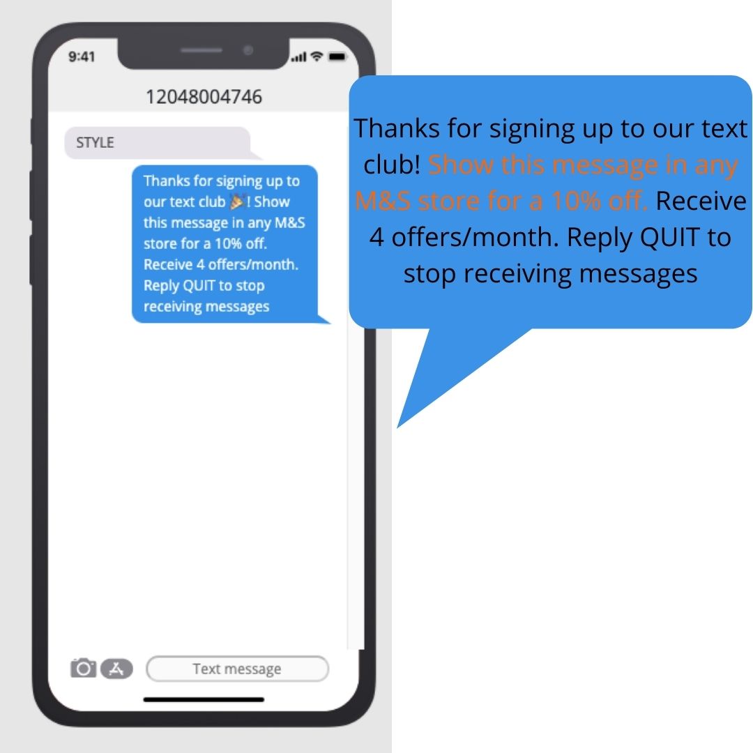 text blast marketing message value