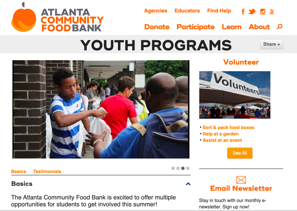 youth-group-outreach-ideas-atlanta-food-bank