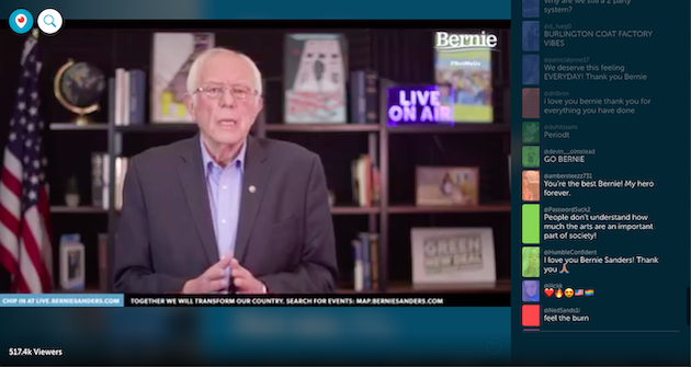 bernie-livestream