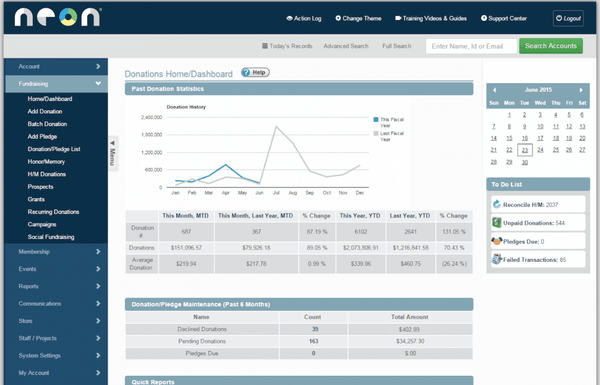 NeonCRM-fundraising-software