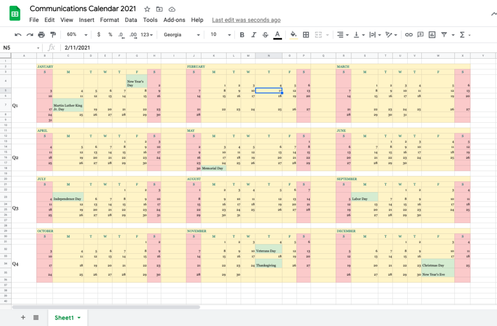 Top Ways to Craft a Nonprofit Communications Calendar Template