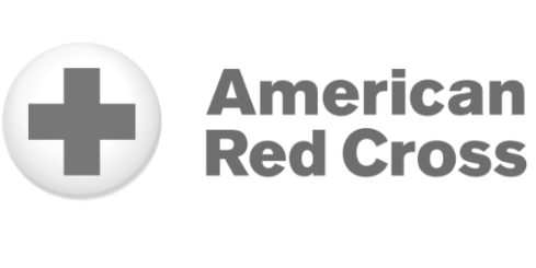 amercian red cross logo grey