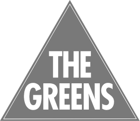 greens party logo grey