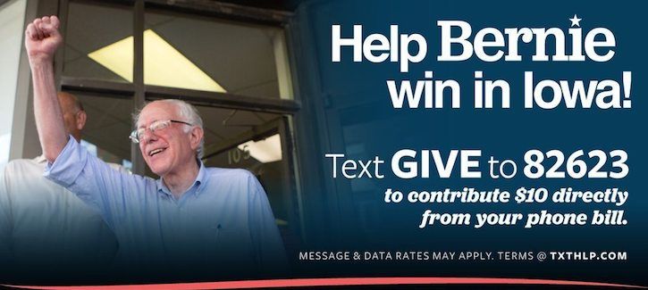 political-text-messaging-bernie-sanders-shortcode-keyword