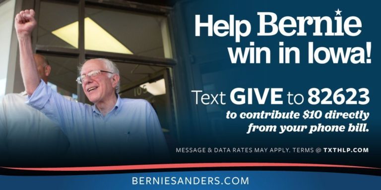 primary-campaign-bernie-fundraising-text-to-give