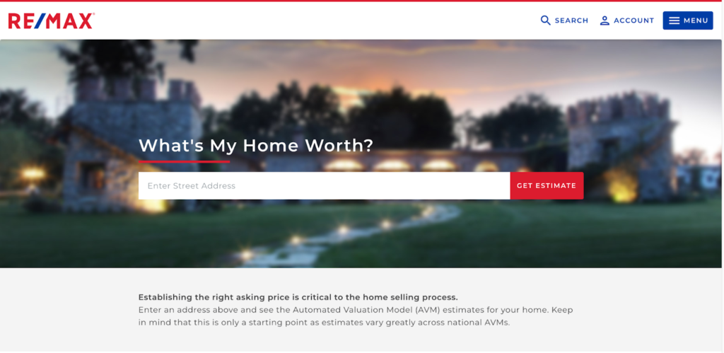 real estate marketing ideas home valuation example