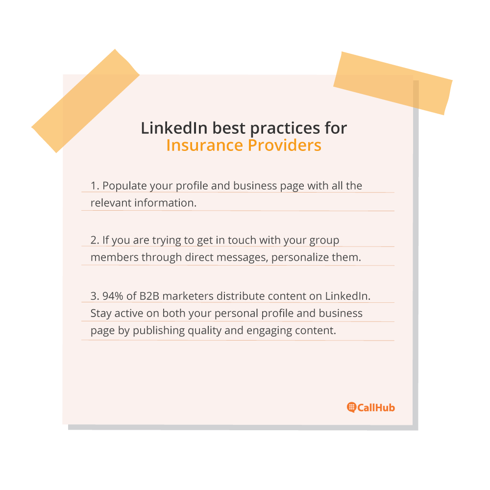 insurance agent advertising linkedin best practices