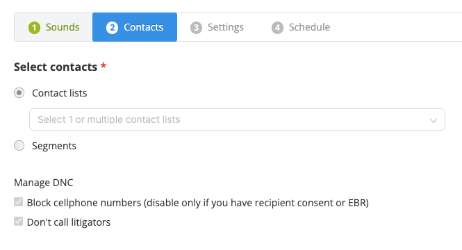 upload your member contact list