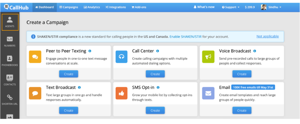 phonebank with votebuilder callhub dashboard