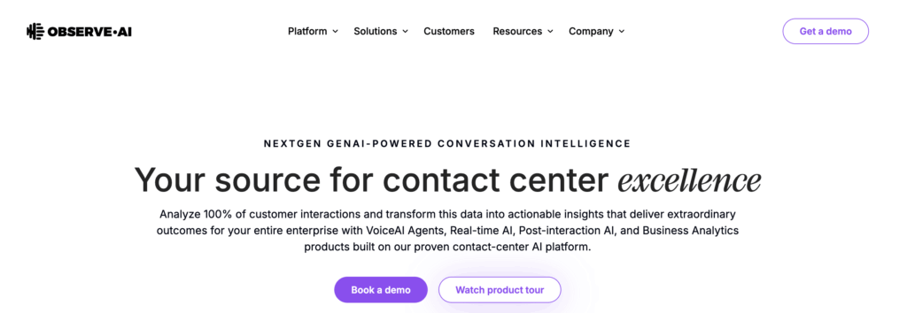 Callcenter-Qualitätssicherung – Observe-AI