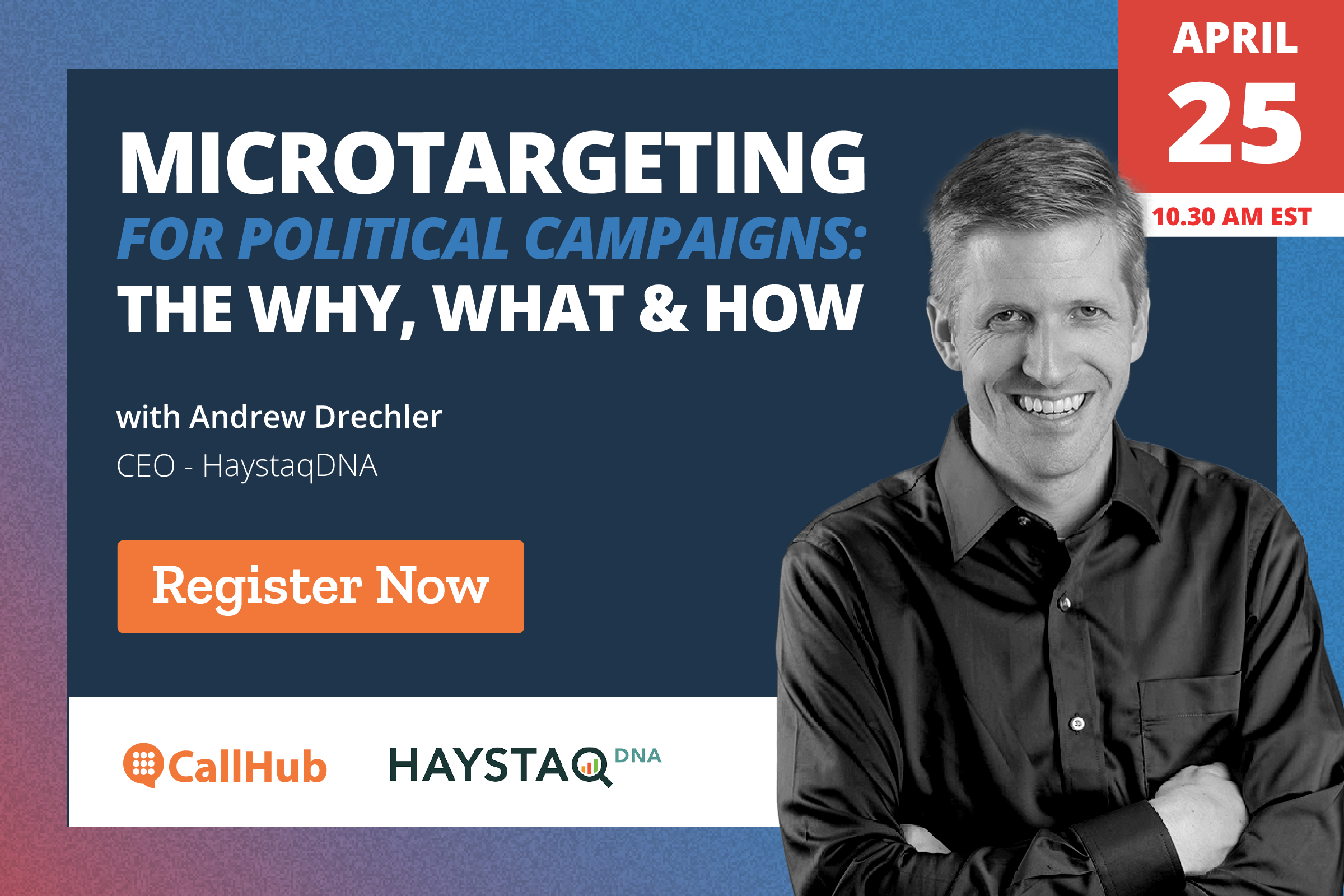 microtargeting webinar pop up